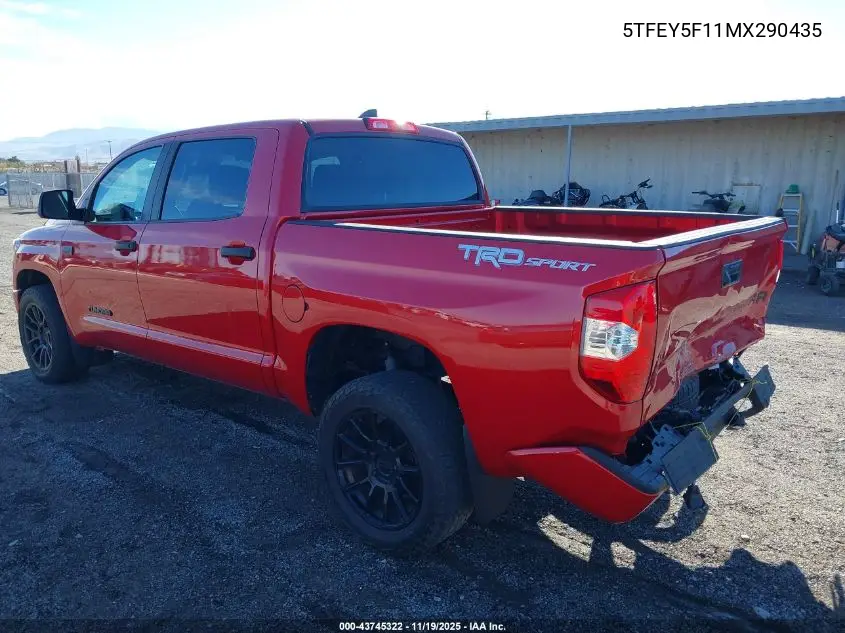 5TFEY5F11MX290435 2021 Toyota Tundra Sr5