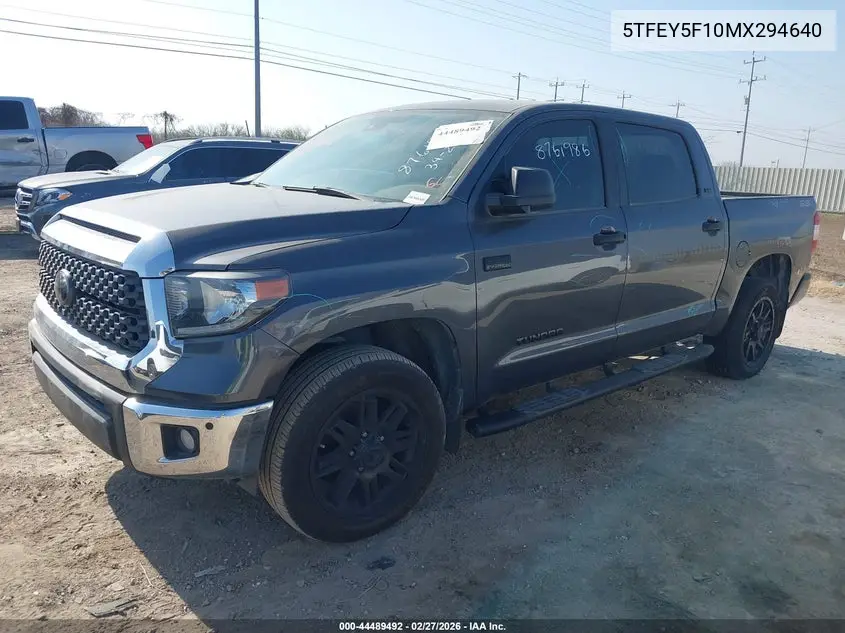 5TFEY5F10MX294640 2021 Toyota Tundra Sr5