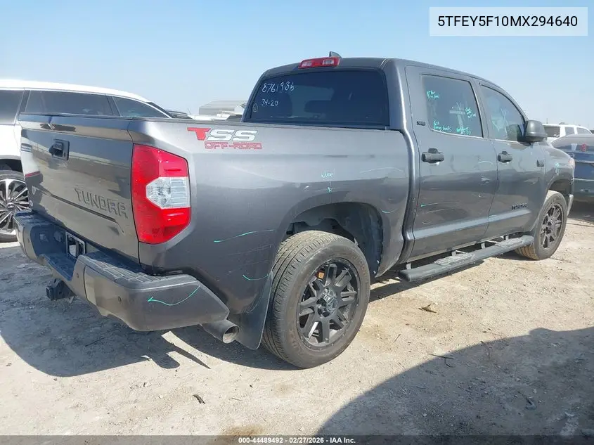 5TFEY5F10MX294640 2021 Toyota Tundra Sr5