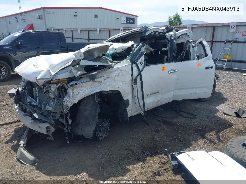 5TFJA5DB4NX043913 2022 Toyota Tundra Limited