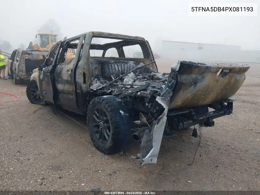 5TFNA5DB4PX081193 2023 Toyota Tundra Platinum