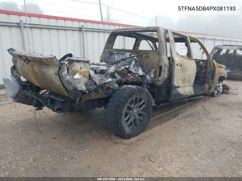 5TFNA5DB4PX081193 2023 Toyota Tundra Platinum