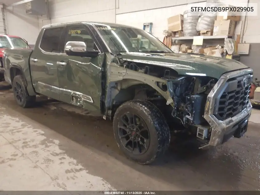 5TFMC5DB9PX029905 2023 Toyota Tundra Hybrid 1794 Edition