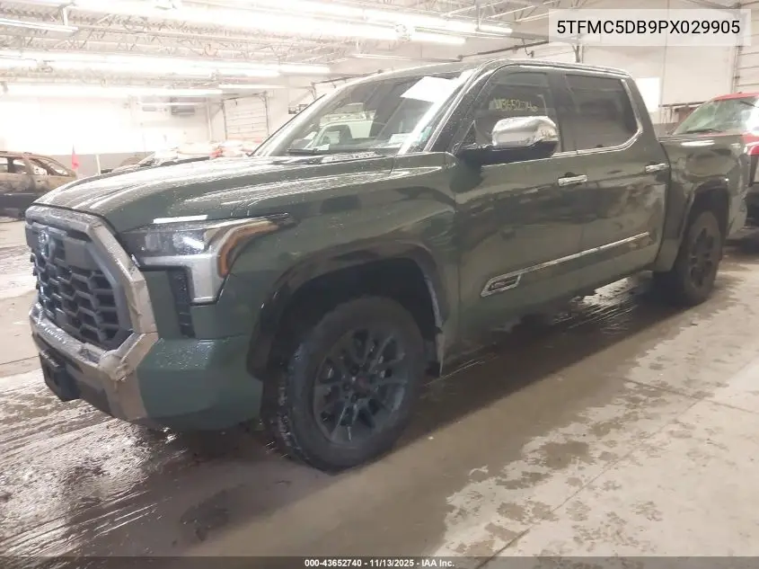 5TFMC5DB9PX029905 2023 Toyota Tundra Hybrid 1794 Edition