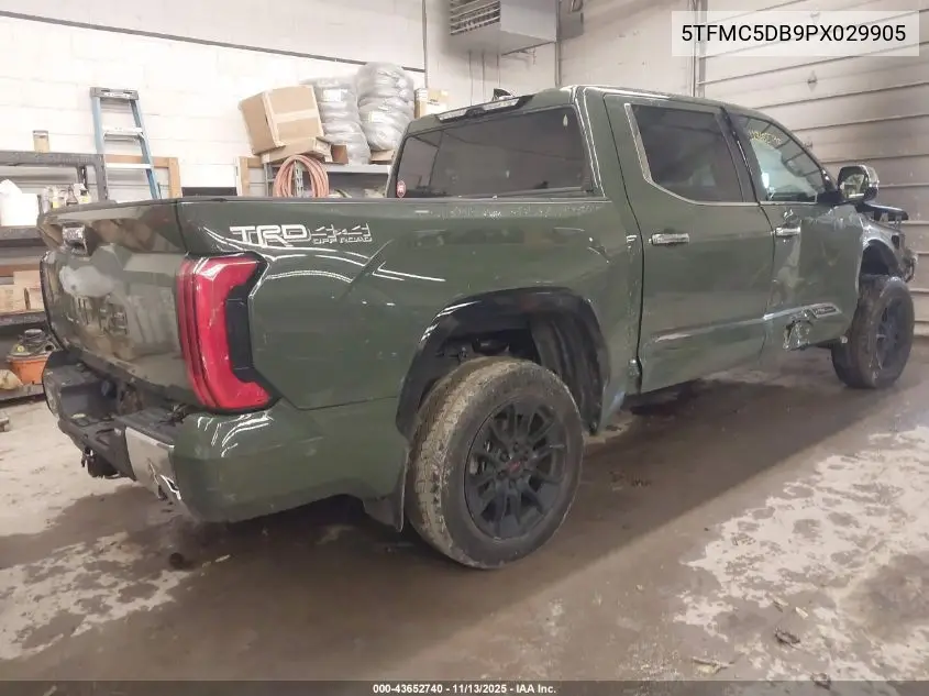 5TFMC5DB9PX029905 2023 Toyota Tundra Hybrid 1794 Edition
