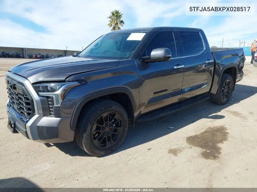 5TFJA5ABXPX028517 2023 Toyota Tundra Crewmax Limited