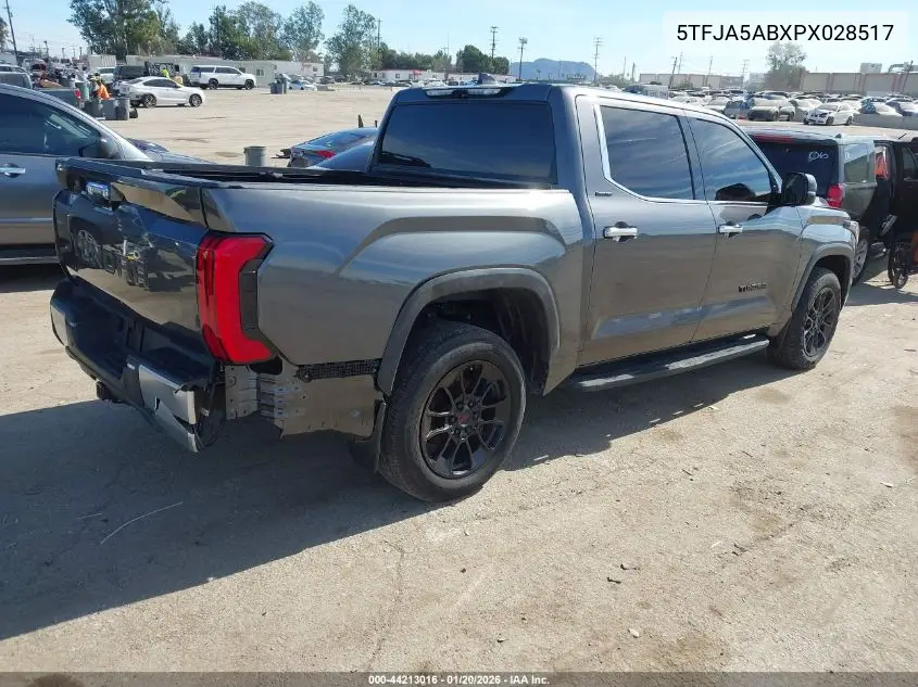 5TFJA5ABXPX028517 2023 Toyota Tundra Crewmax Limited