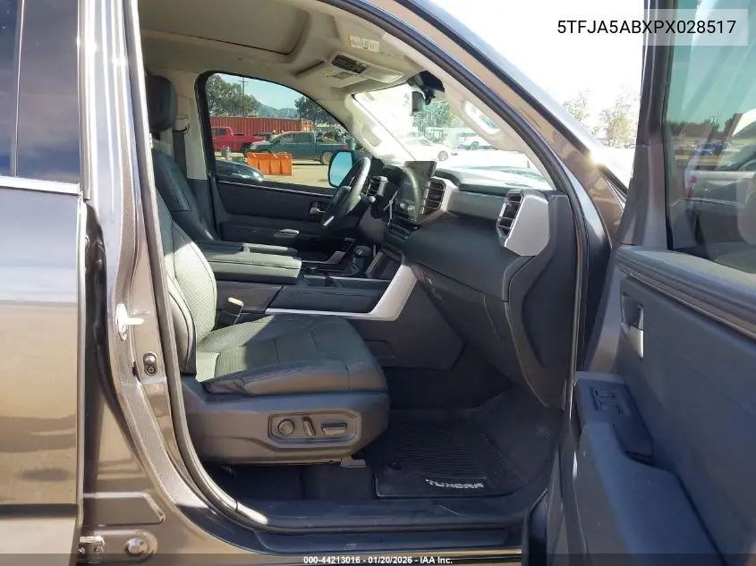 5TFJA5ABXPX028517 2023 Toyota Tundra Crewmax Limited