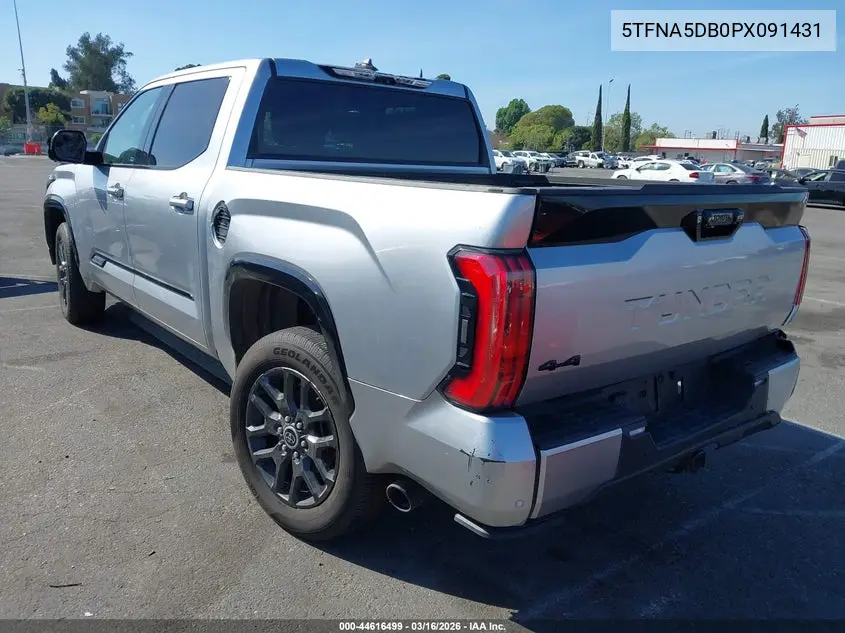 5TFNA5DB0PX091431 2023 Toyota Tundra Platinum