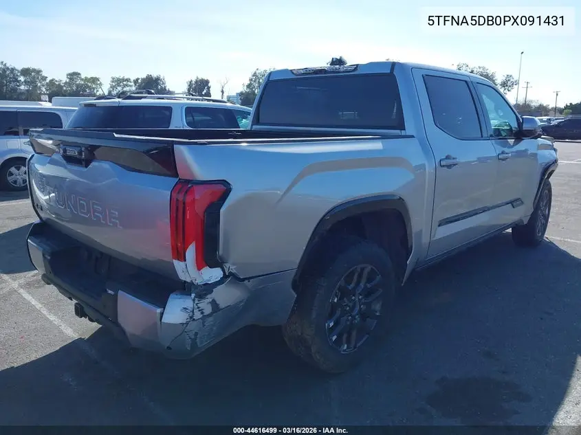 5TFNA5DB0PX091431 2023 Toyota Tundra Platinum