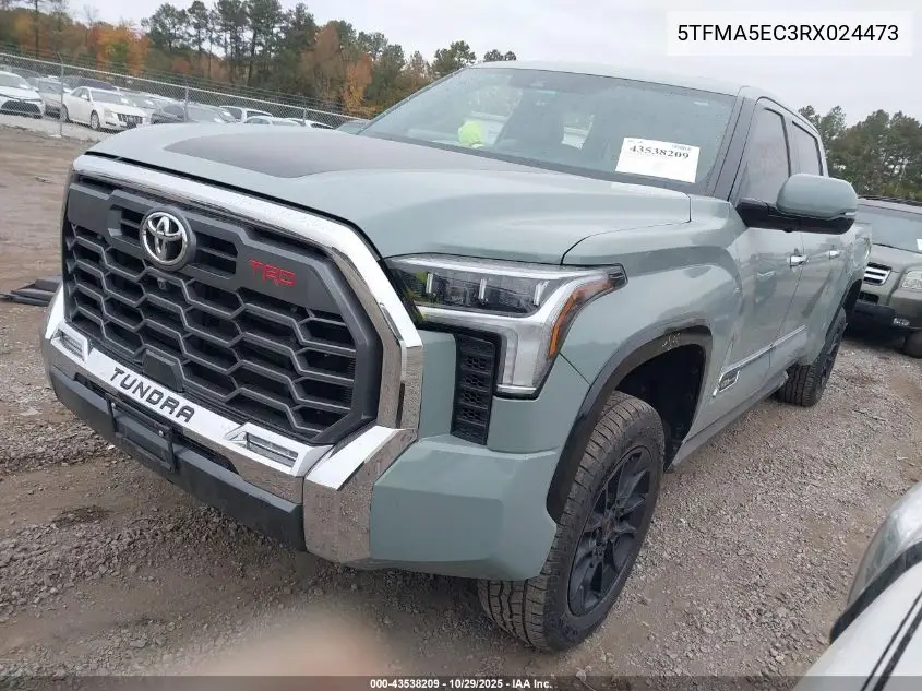 5TFMA5EC3RX024473 2024 Toyota Tundra 1794 Edition 4Wd