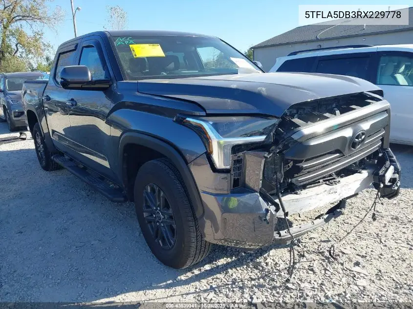 5TFLA5DB3RX229778 2024 Toyota Tundra Sr5