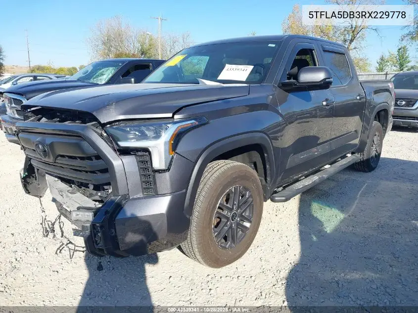 5TFLA5DB3RX229778 2024 Toyota Tundra Sr5