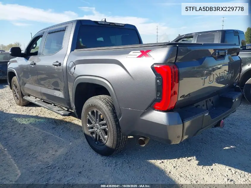 5TFLA5DB3RX229778 2024 Toyota Tundra Sr5
