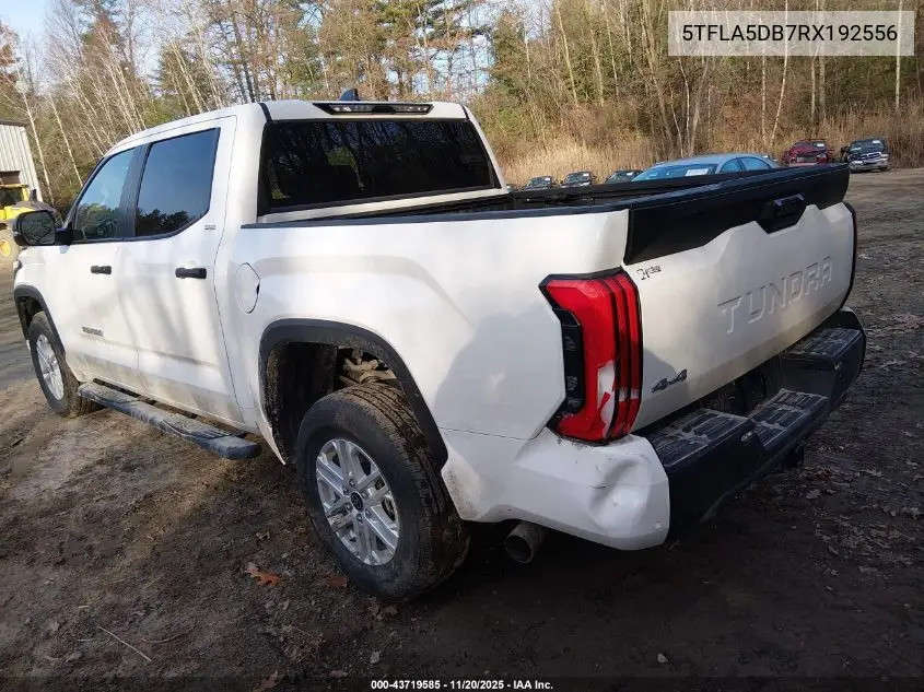 5TFLA5DB7RX192556 2024 Toyota Tundra Sr5