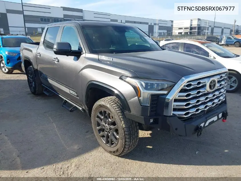 5TFNC5DB5RX067977 2024 Toyota Tundra Hybrid Platinum