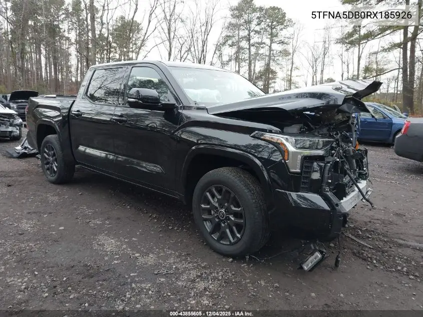 5TFNA5DB0RX185926 2024 Toyota Tundra Platinum