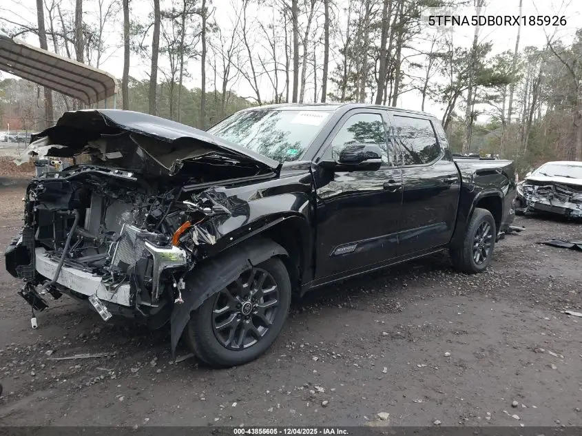 5TFNA5DB0RX185926 2024 Toyota Tundra Platinum