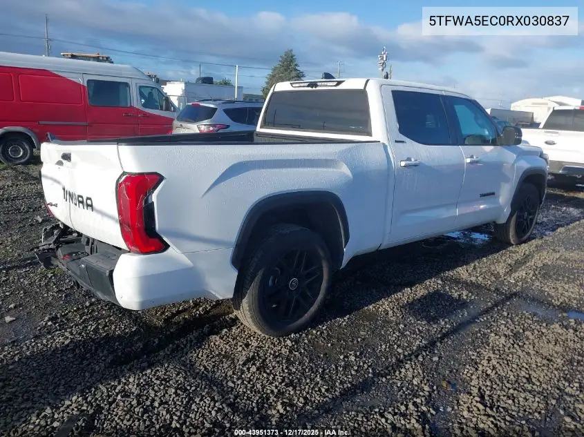 5TFWA5EC0RX030837 2024 Toyota Tundra Limited