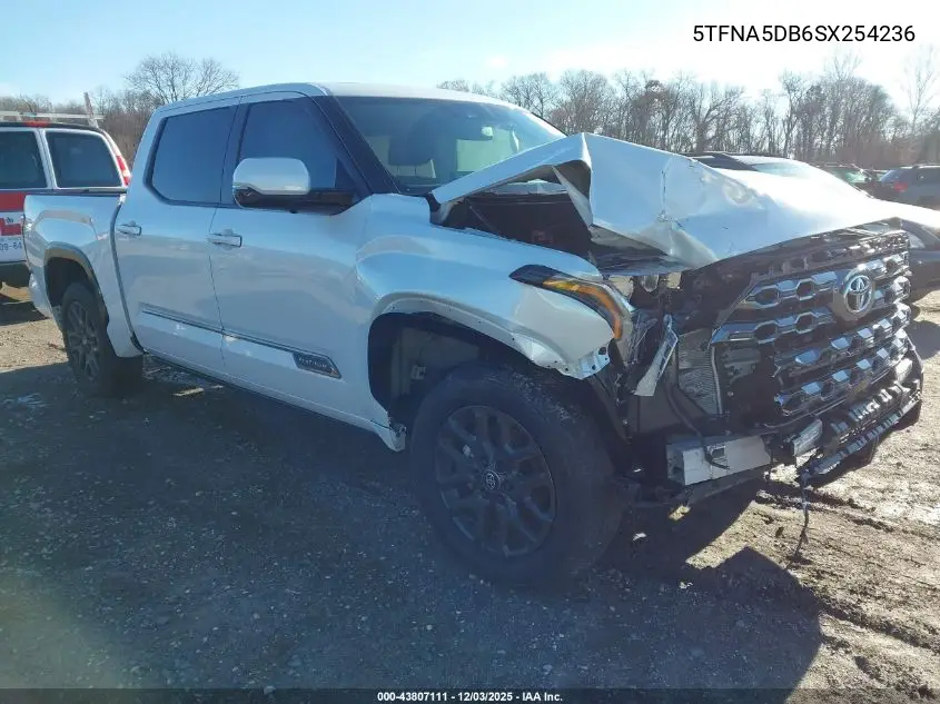 5TFNA5DB6SX254236 2025 Toyota Tundra Platinum