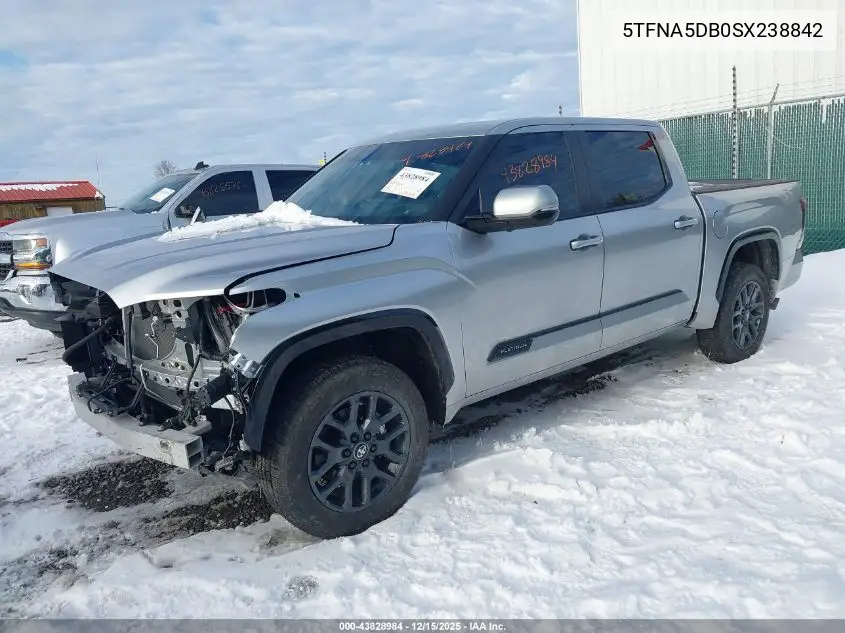 5TFNA5DB0SX238842 2025 Toyota Tundra Platinum