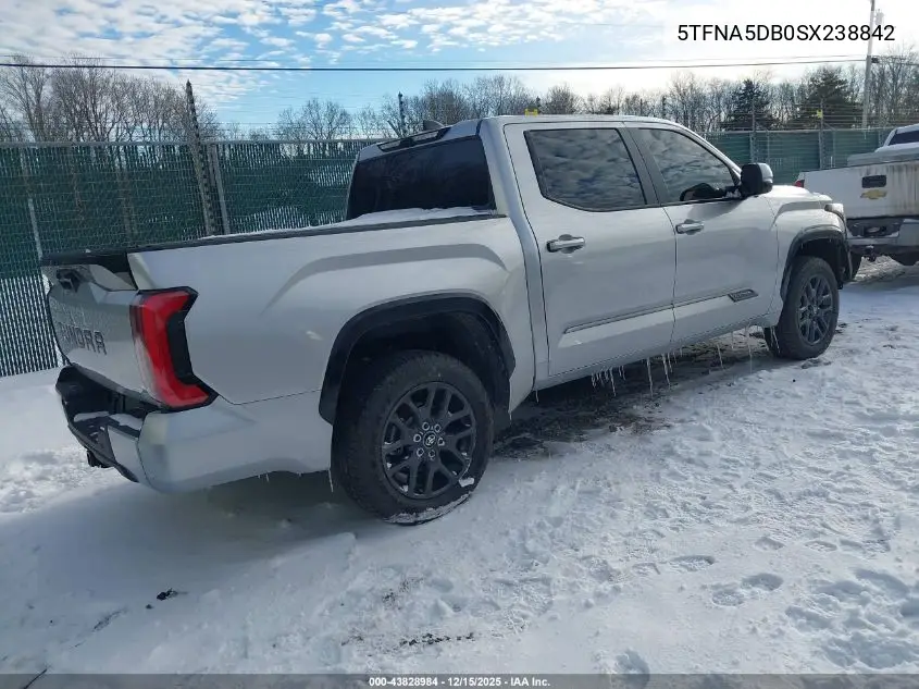 5TFNA5DB0SX238842 2025 Toyota Tundra Platinum