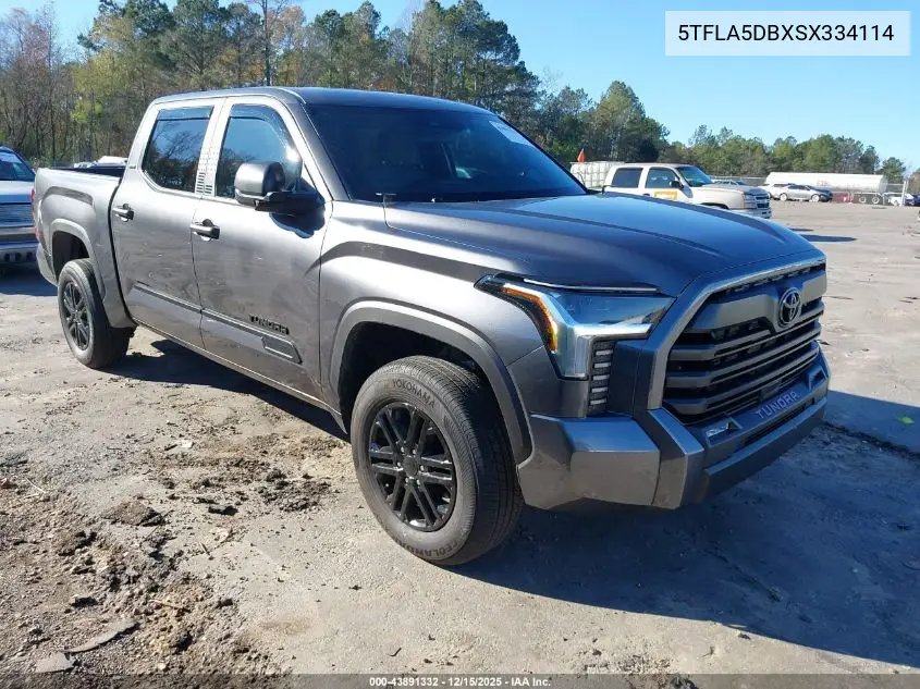 5TFLA5DBXSX334114 2025 Toyota Tundra Sr5