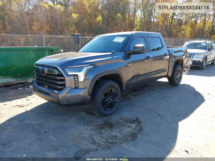 5TFLA5DBXSX334114 2025 Toyota Tundra Sr5