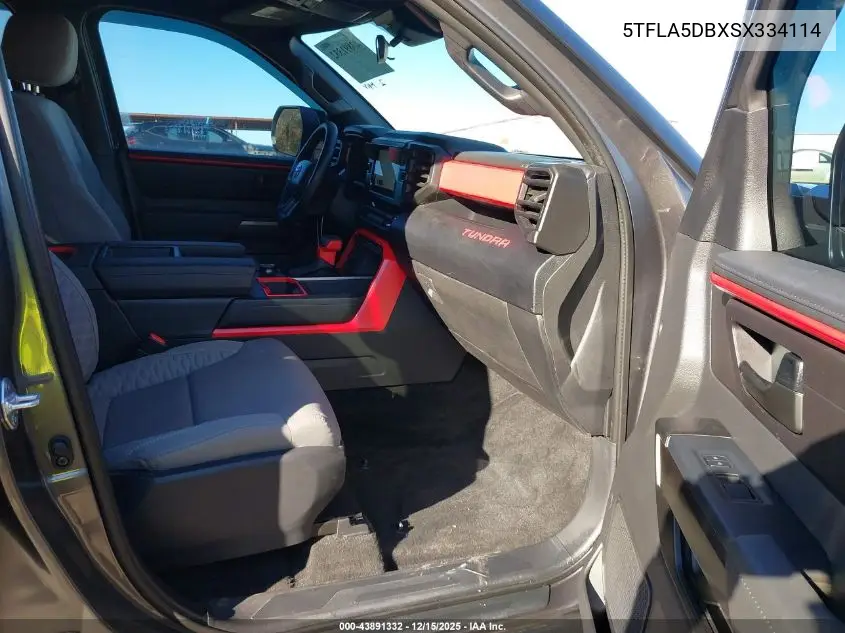 5TFLA5DBXSX334114 2025 Toyota Tundra Sr5