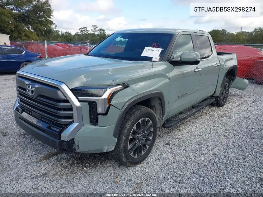 5TFJA5DB5SX298274 2025 Toyota Tundra Limited