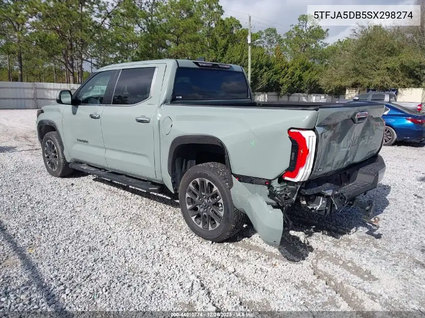 5TFJA5DB5SX298274 2025 Toyota Tundra Limited