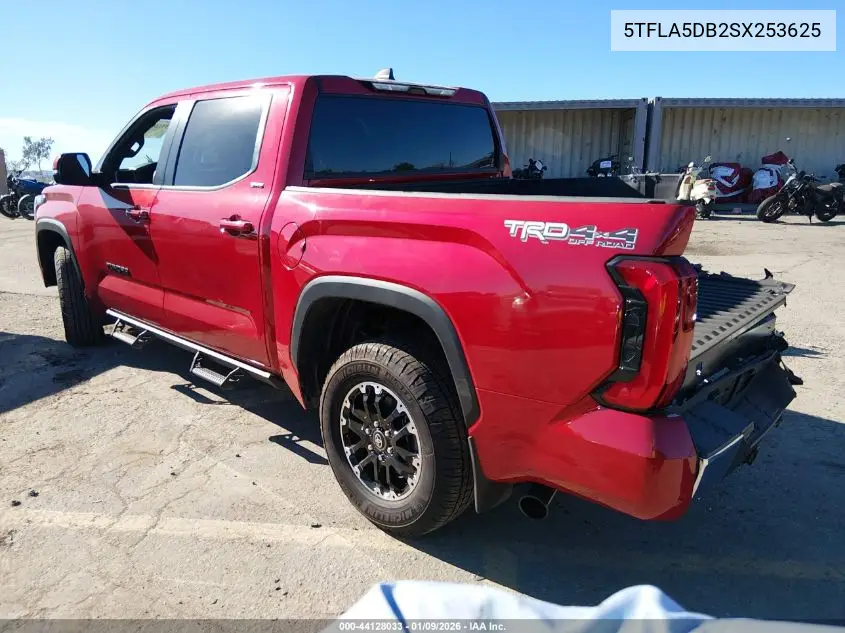 5TFLA5DB2SX253625 2025 Toyota Tundra Sr5