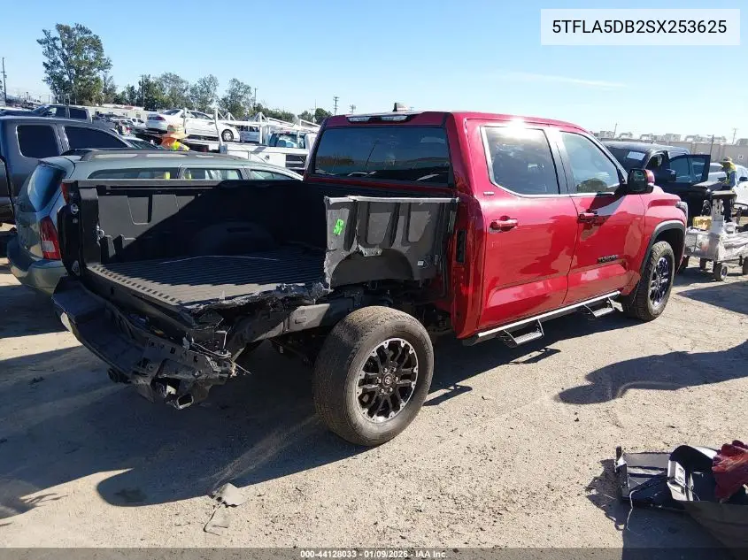 5TFLA5DB2SX253625 2025 Toyota Tundra Sr5