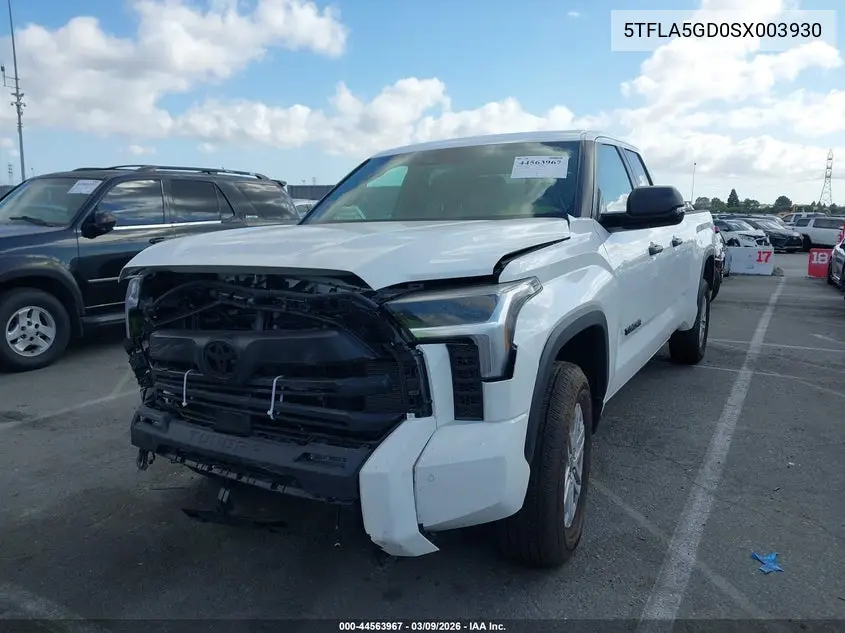 5TFLA5GD0SX003930 2025 Toyota Tundra Sr5 4Wd