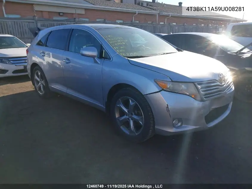 4T3BK11A59U008281 2009 Toyota Venza