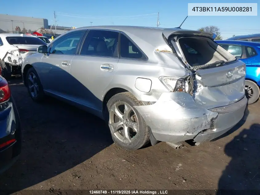 4T3BK11A59U008281 2009 Toyota Venza