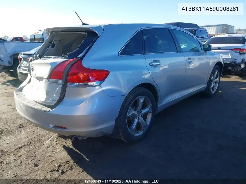 4T3BK11A59U008281 2009 Toyota Venza