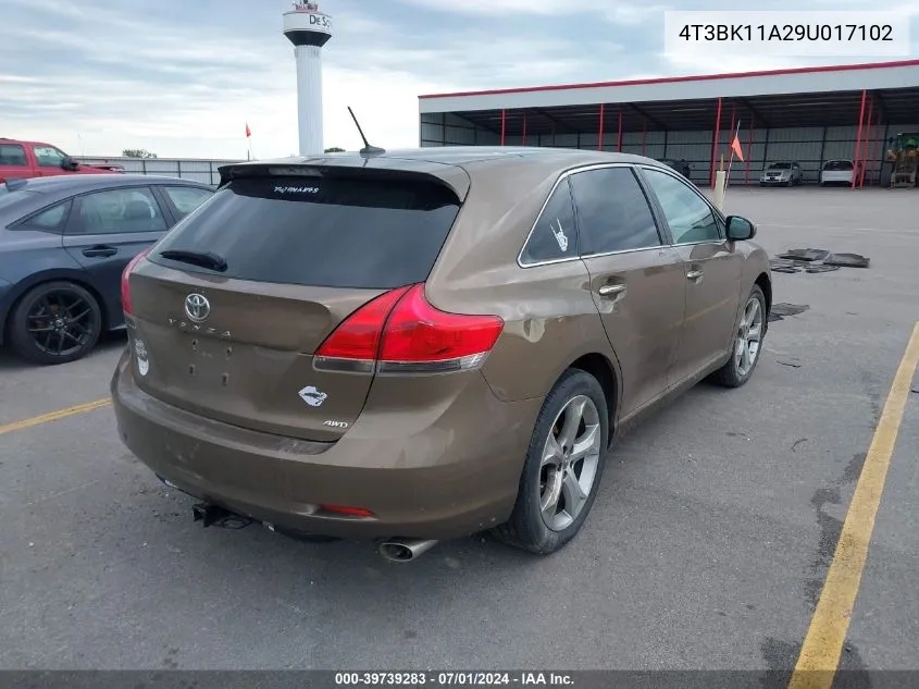 4T3BK11A29U017102 2009 Toyota Venza Base V6