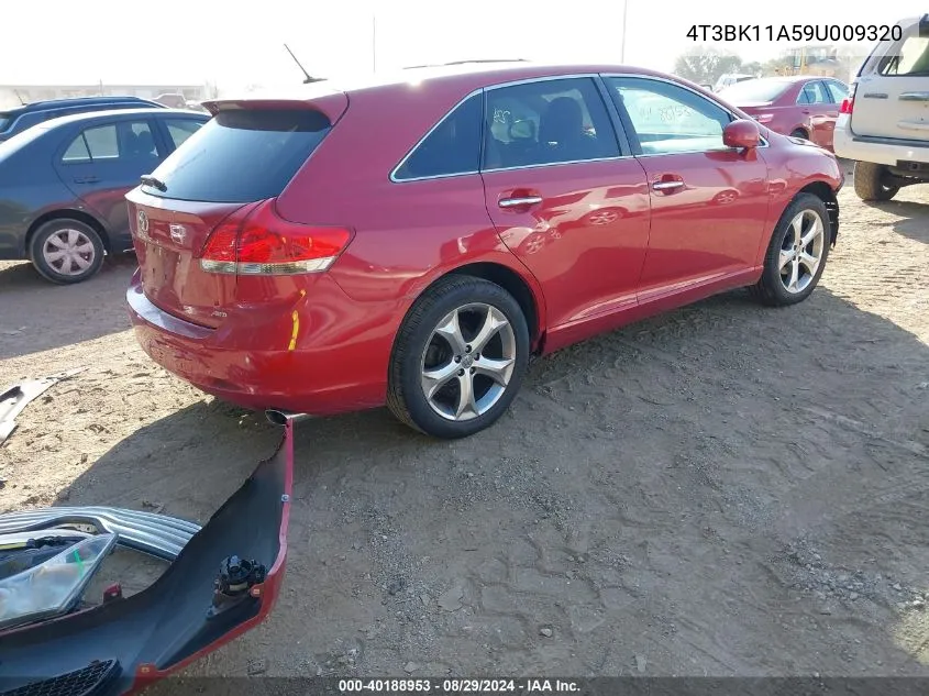 4T3BK11A59U009320 2009 Toyota Venza Base V6