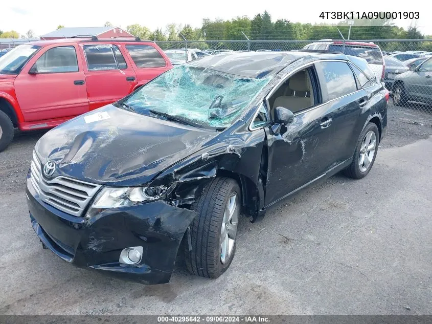 2009 Toyota Venza Base V6 VIN: 4T3BK11A09U001903 Lot: 40295642