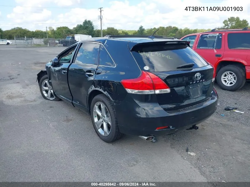 2009 Toyota Venza Base V6 VIN: 4T3BK11A09U001903 Lot: 40295642