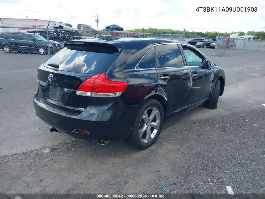 2009 Toyota Venza Base V6 VIN: 4T3BK11A09U001903 Lot: 40295642