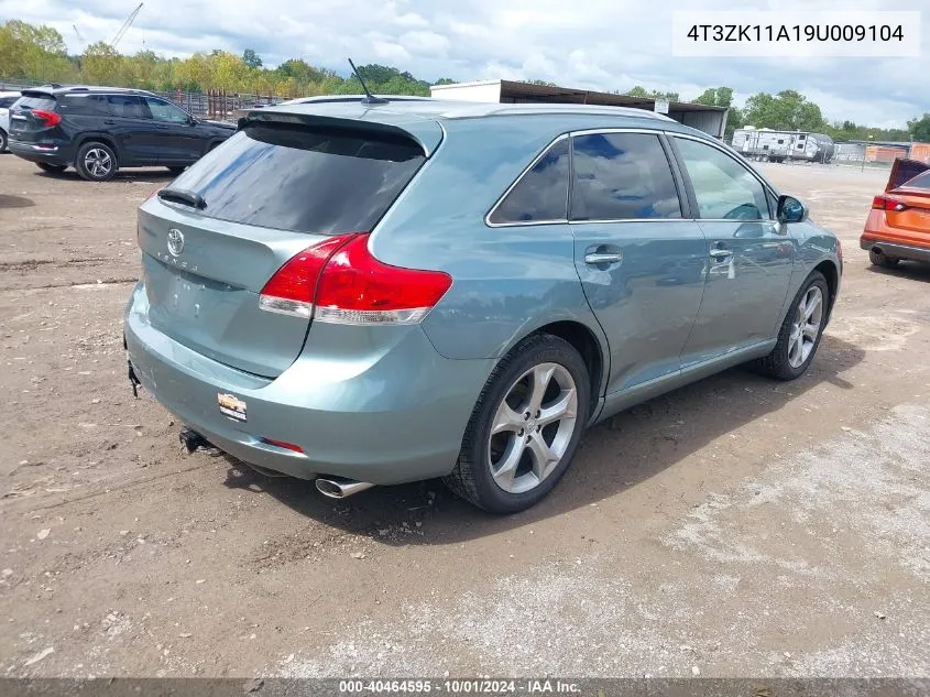 4T3ZK11A19U009104 2009 Toyota Venza Base V6