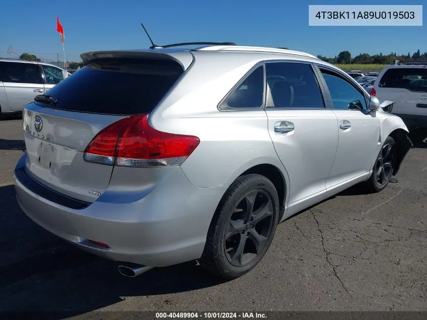 4T3BK11A89U019503 2009 Toyota Venza Base V6