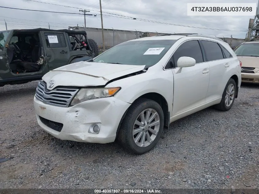 4T3ZA3BB6AU037698 2010 Toyota Venza