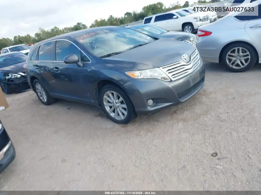 4T3ZA3BB5AU027633 2010 Toyota Venza