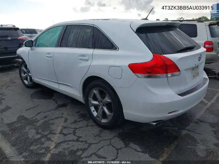 4T3ZK3BB5AU033915 2010 Toyota Venza Base V6