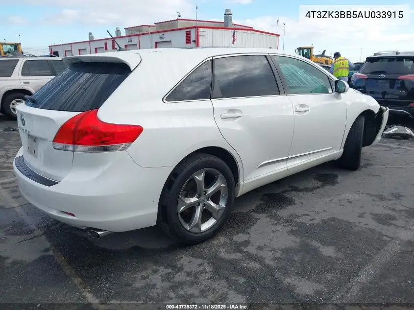 4T3ZK3BB5AU033915 2010 Toyota Venza Base V6