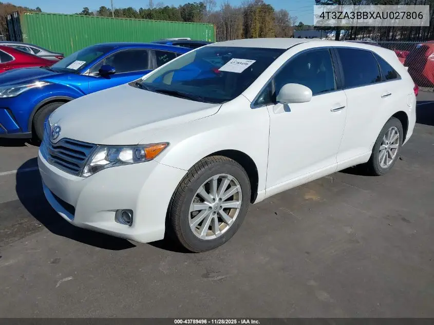 4T3ZA3BBXAU027806 2010 Toyota Venza