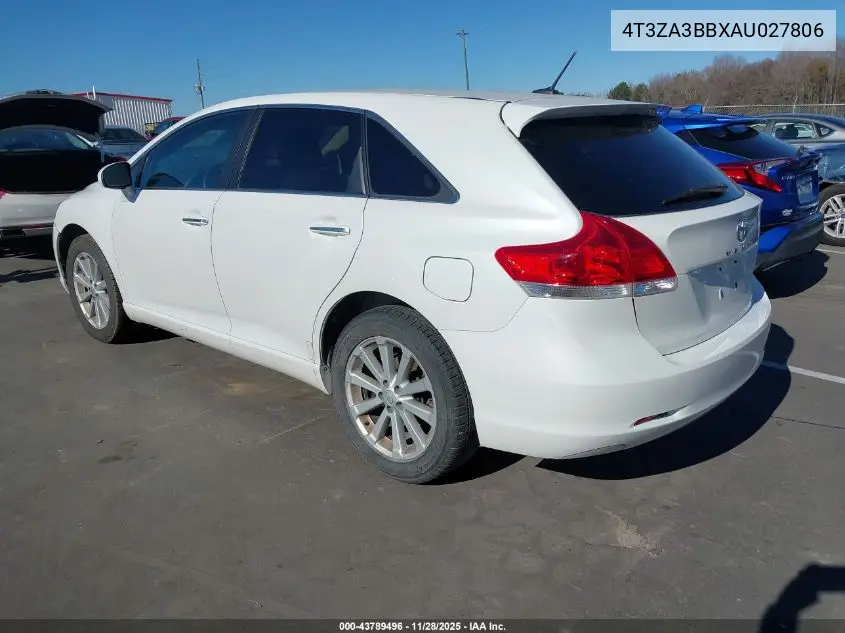 4T3ZA3BBXAU027806 2010 Toyota Venza